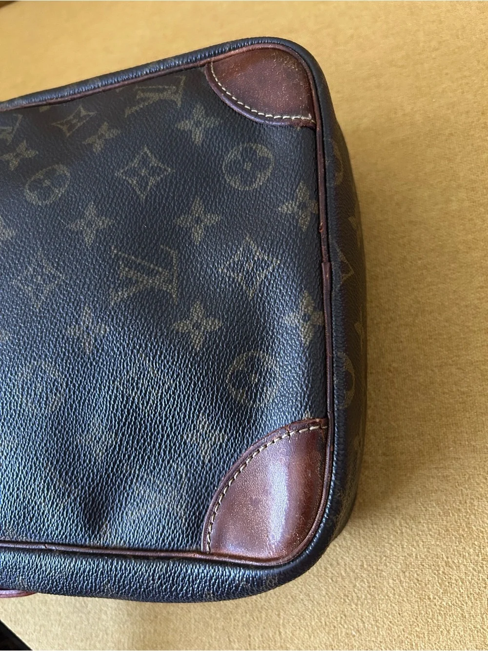 Louis Vuitton Vintage Monogram Danube MM Crossbody Bag (w/ COA)